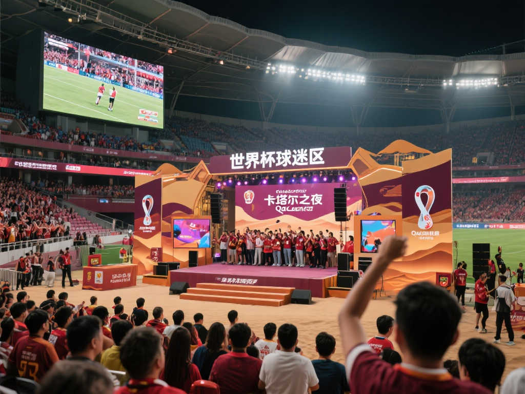 中超赛场创新推出‘世界杯主题区’增强球迷互动